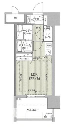 グランフォーレ博多ウォーターフロントの間取り