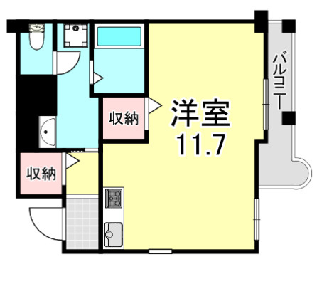 チェリービュウ芦屋川の間取り