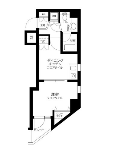 エクシム高円寺の間取り|間取りです。