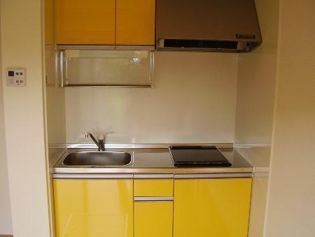 ダリアＢ棟のキッチン|ＩＨヒーター付き