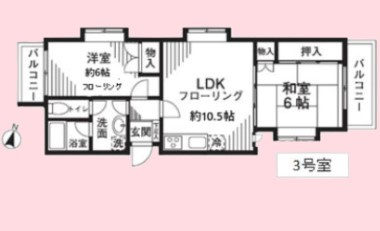 オークヒル領家の間取り