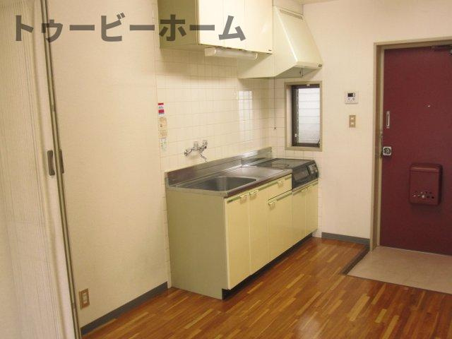 煉瓦館15のキッチン|画像は同物件別室になります。