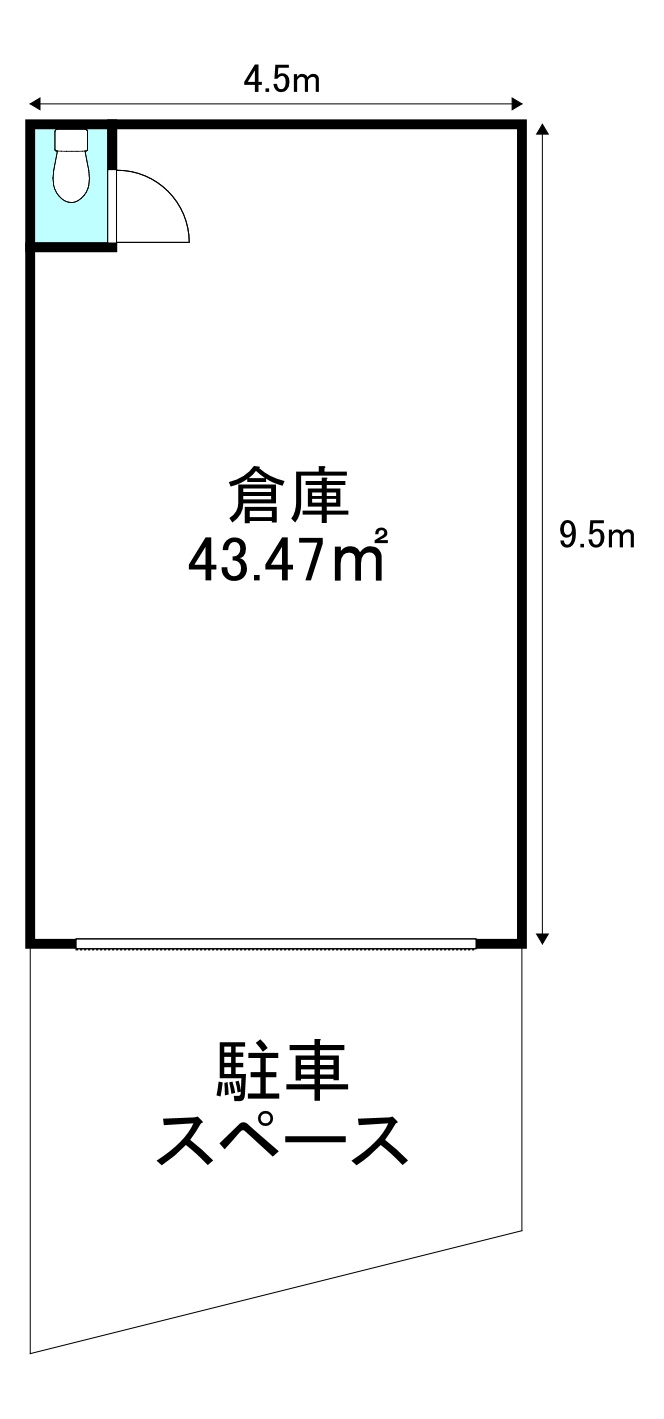 深江南3丁目倉庫の間取り
