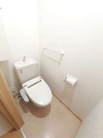 サニープレイスＡのトイレ|シンプルで使いやすいトイレです