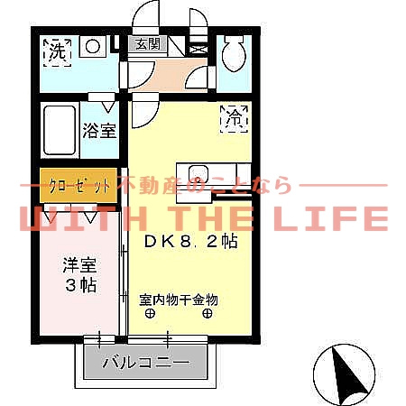 セジュールペルル【キャッシュバック対象物件】の間取り