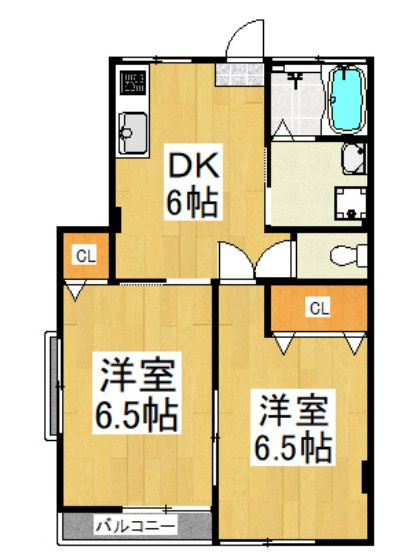 梅吉マンションの間取り