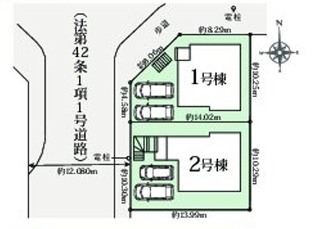 明石市大久保町高丘5丁目　全2棟　2号棟　新築戸建のエントランス