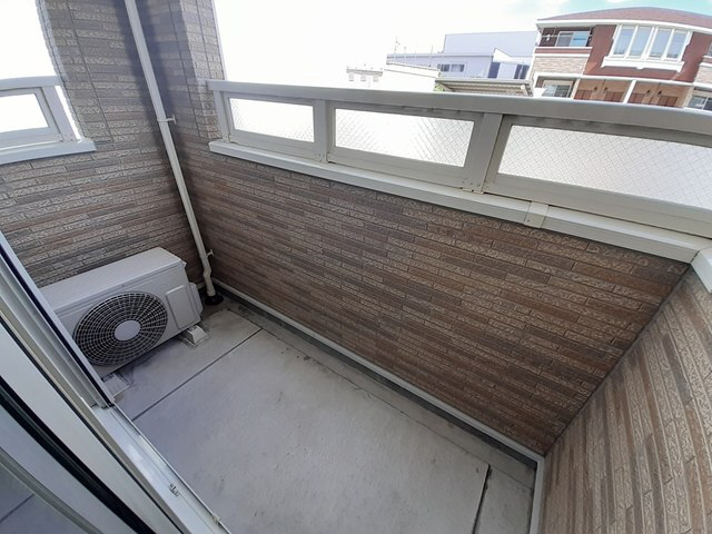 リエート新田Ⅰのバルコニー