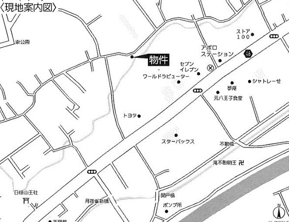 『八王子市新築戸建て』八王子市元八王子町1-119-10【仲介手数料無料】　７期　の地図|～仲介手数料無料☆八王子ひなた不動産～八王子市元八王子町　新築戸建て