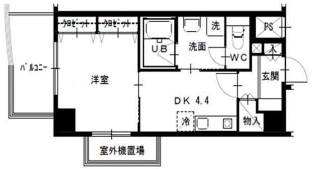 ユリカロゼ西新井駅前の間取り