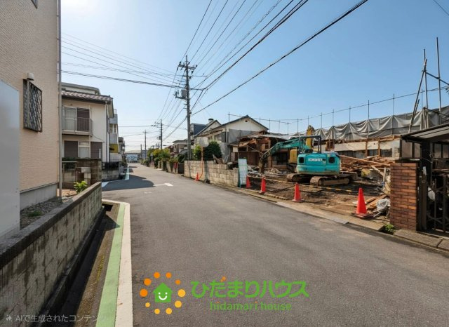 久喜市久喜東第10　新築一戸建て　01　リーブルガーデンの前面道路含む現地写真|２０２６年９月２７日　撮影