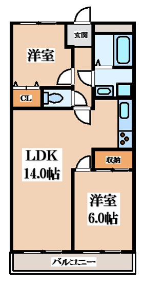 【間取り】 | フリーディオ住道