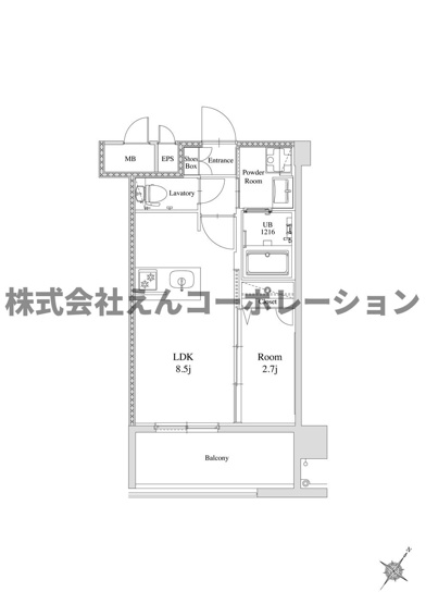 【間取り】 | エンクレスト天神南PURE