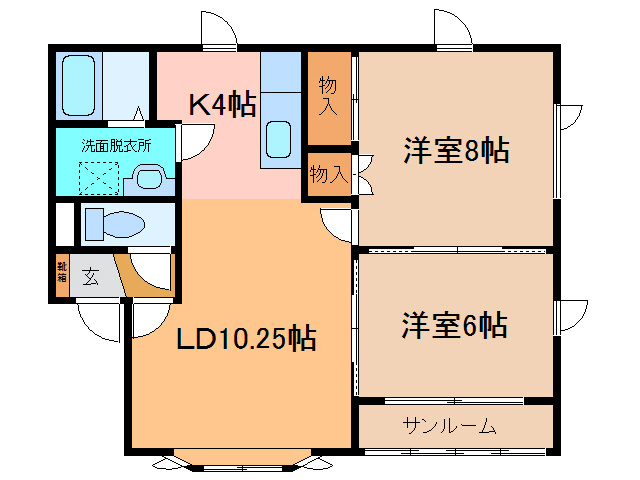 Ｙハイツの間取り