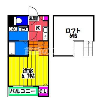 【間取り】 | フローラ井尻 | フローラ井尻の間取り