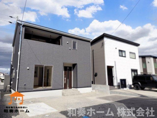 クレイドルガーデン徳島市北島田町第1の前面道路含む現地写真