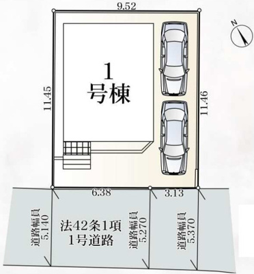 【区画図】 | 厚木市下川入　限定１棟　新築住宅