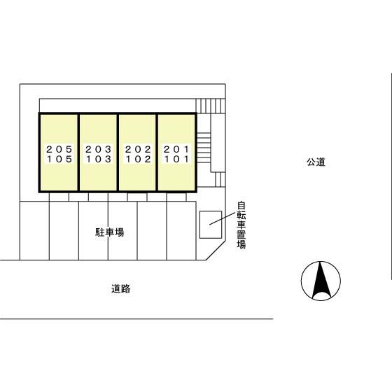 ポレール・Ｋの区画図