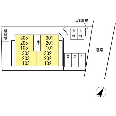 【区画図】 | トリシア博多麦野 壱番館