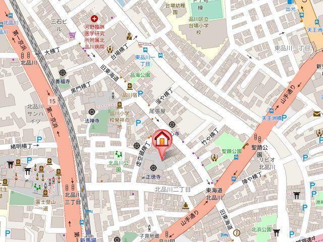 セゾン北品川の地図