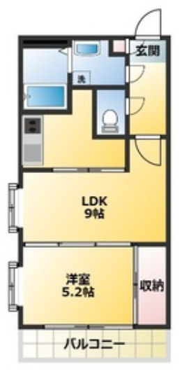 プリンセスハイツ東日暮里の間取り