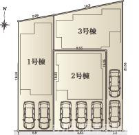 茅ヶ崎市中島　新築戸建　全３棟の間取り|対象2号棟