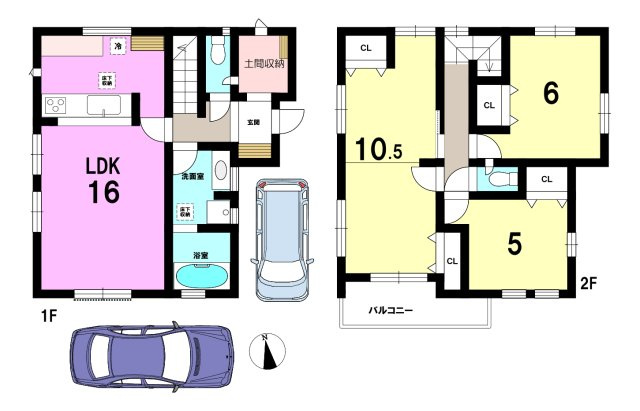 新築戸建の間取り
