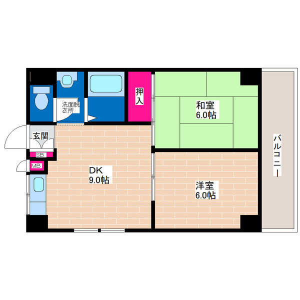 シャトーレーヌの間取り