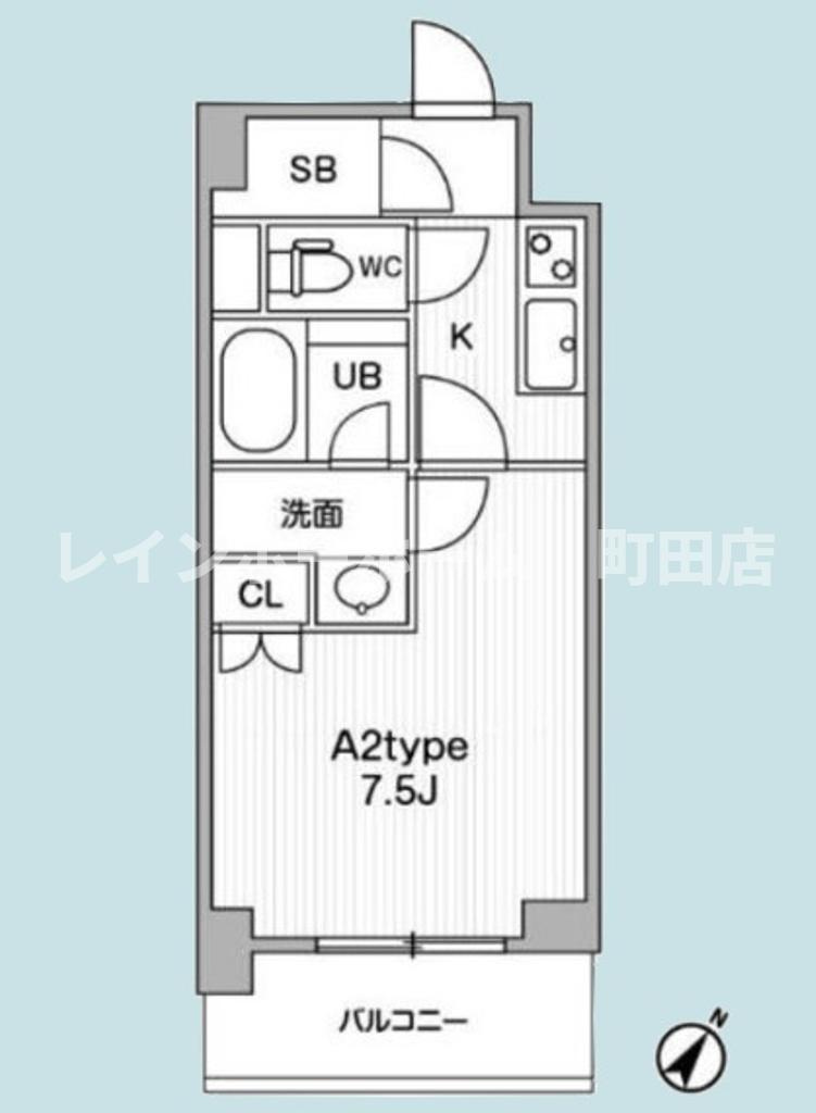 ＪＭＦＲｅｓｉｄｅｎｃｅ町田※初期費用分割あと払いサービス利用可能物件の間取り