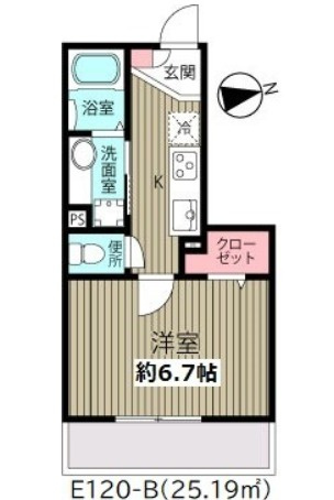 オデッサ浦安の間取り