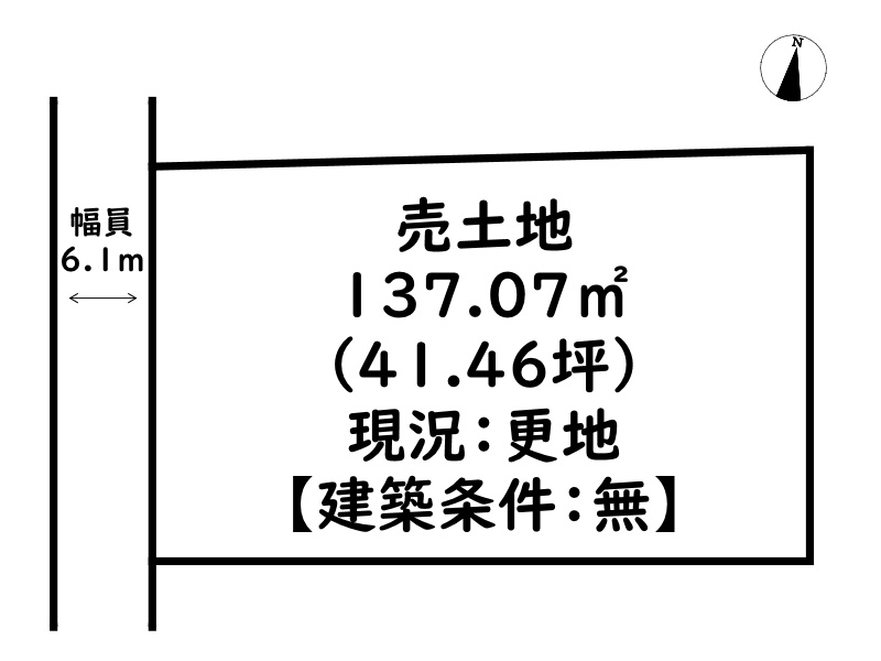姫路市夢前町菅生澗/売土地の土地図