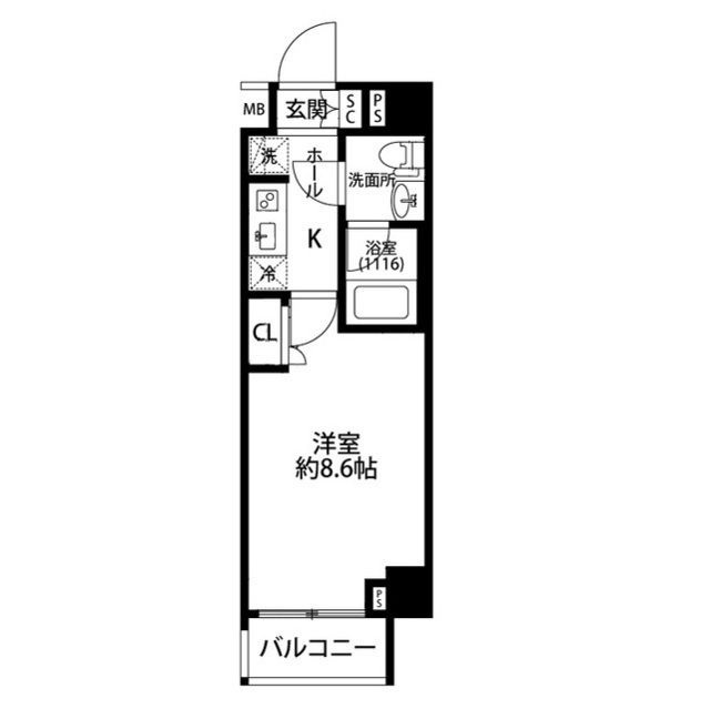 プレール・ドゥーク下板橋の間取り|間取りです。