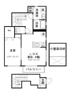 ＲＩＺ大京町の間取り|間取りです。