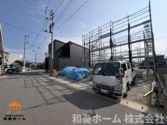 クレイドルガーデン阿南市羽ノ浦町宮倉第1の前面道路含む現地写真