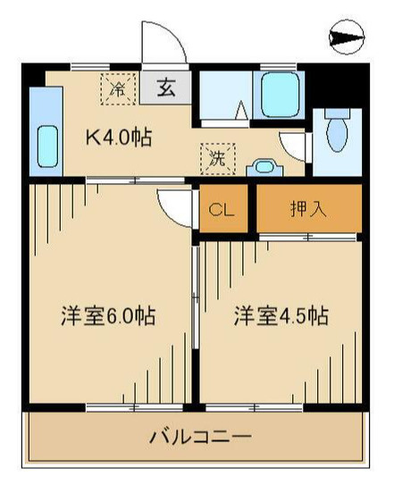 鈴木マンションの間取り