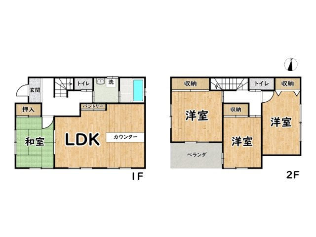 たつの市誉田町福田/中古戸建の間取り