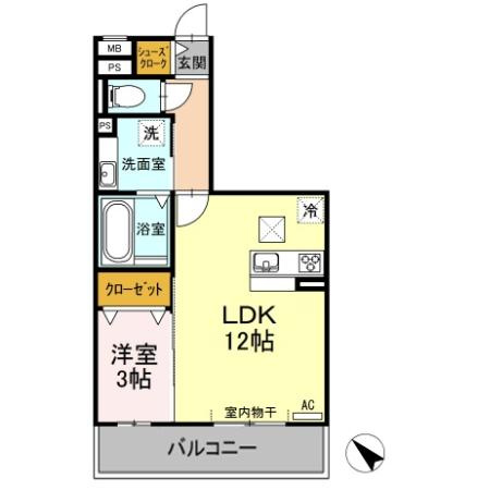 【間取り】 | グランドール　千種