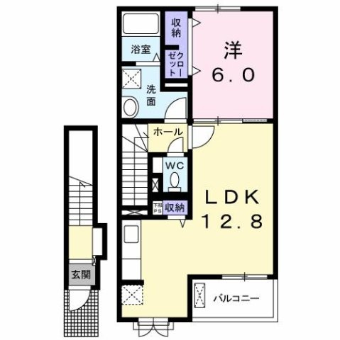 【間取り】 | クラール名東　Ａ
