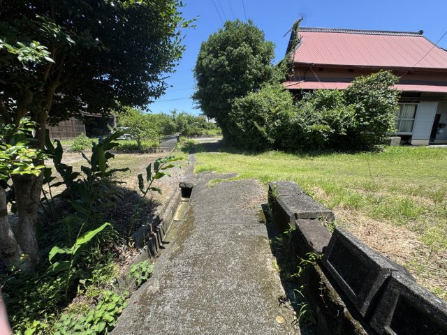 宇城市松橋町豊福の売地の外観