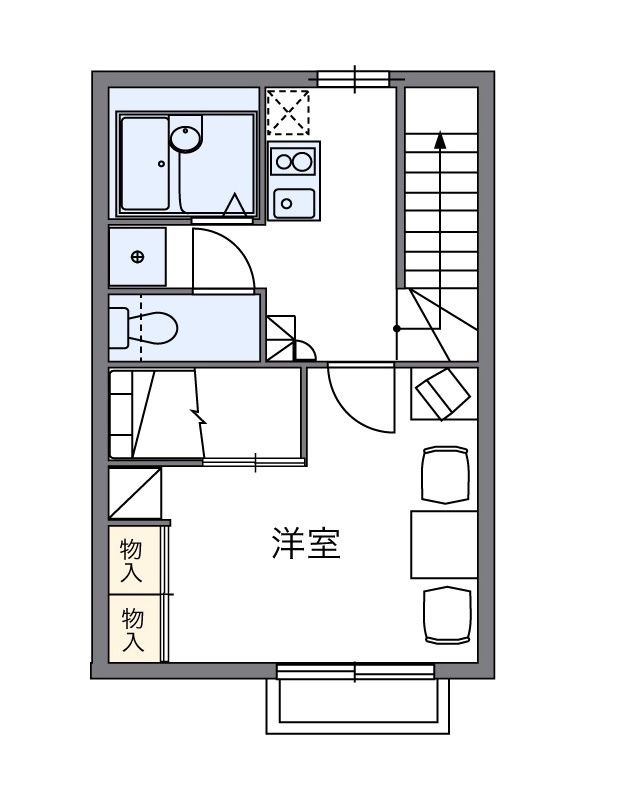 レオパレスリリオンの間取り