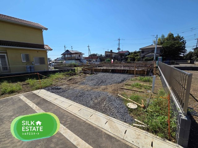 新築　太田市市場町第7　3号棟　Cradle Gardenの外観|現地写真　2027年1月完成予定！同社完成済み物件のご内覧も可能です。お気軽にご連絡ください！
