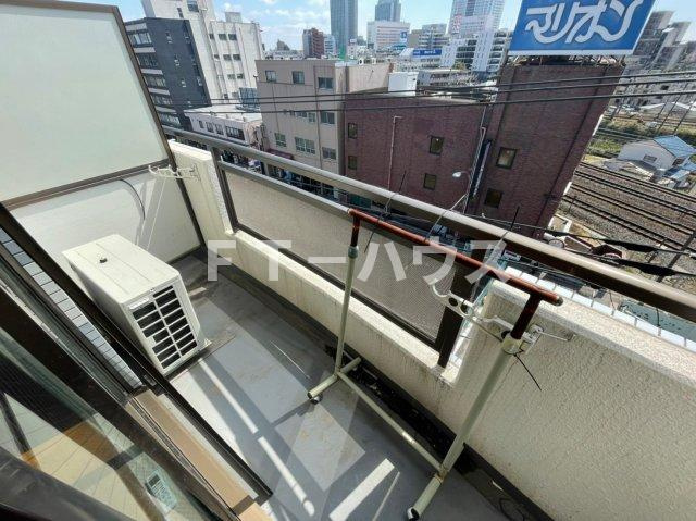 津田沼北見マンションのバルコニー