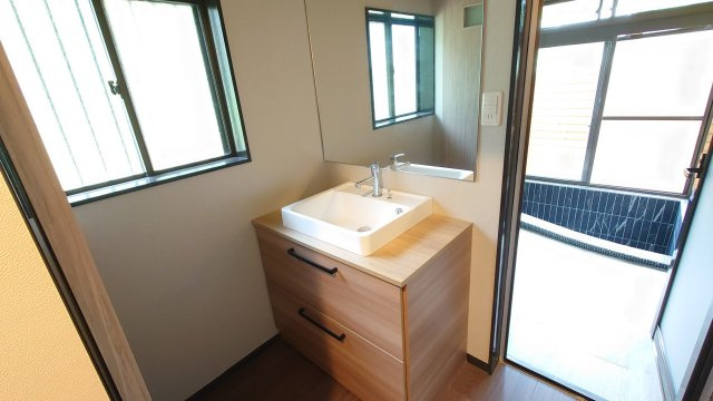 湯布院町川北の洗面所