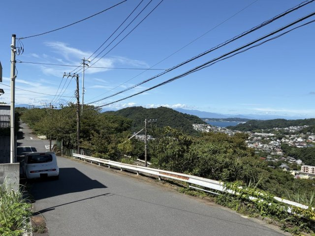 海見え！富士山・相模湾を臨むの展望|相模湾をと葉山の街並みを臨む