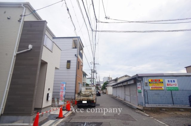 【前面道路含む現地写真】 | 平野区瓜破西3丁目　【2号棟/全2棟】 | 【前面道路：ゆったり幅員約5.45ｍ☆】
