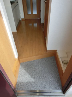 【玄関】 | 吉野町ワンルームマンション | 収納もある玄関です