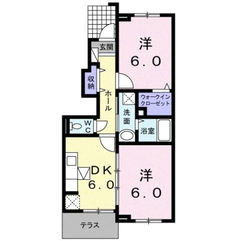 アルドールＮの間取り