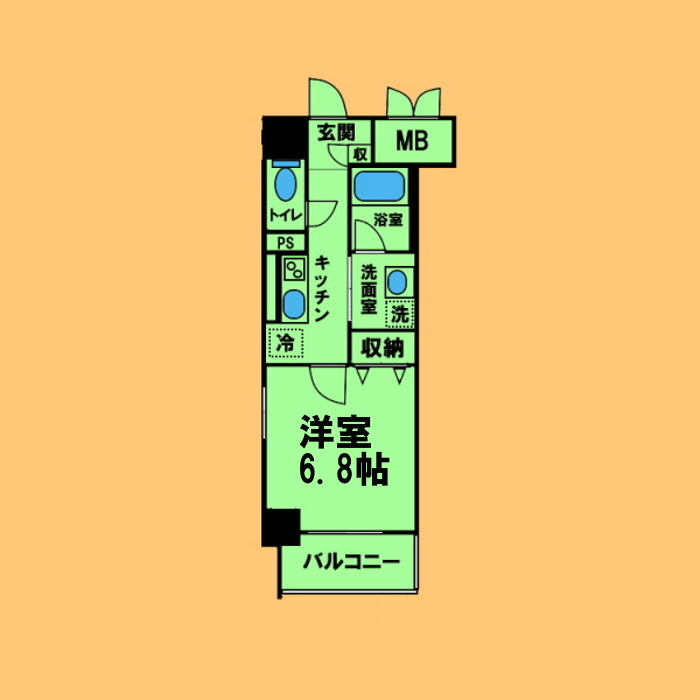 サクシード大曽根の間取り