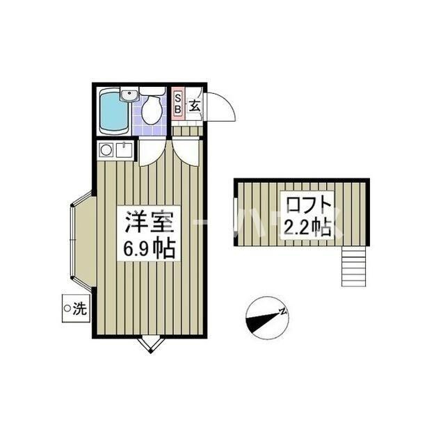 サンピア七林の間取り