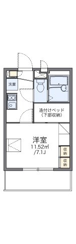 レオパレス大岡壱番館の間取り